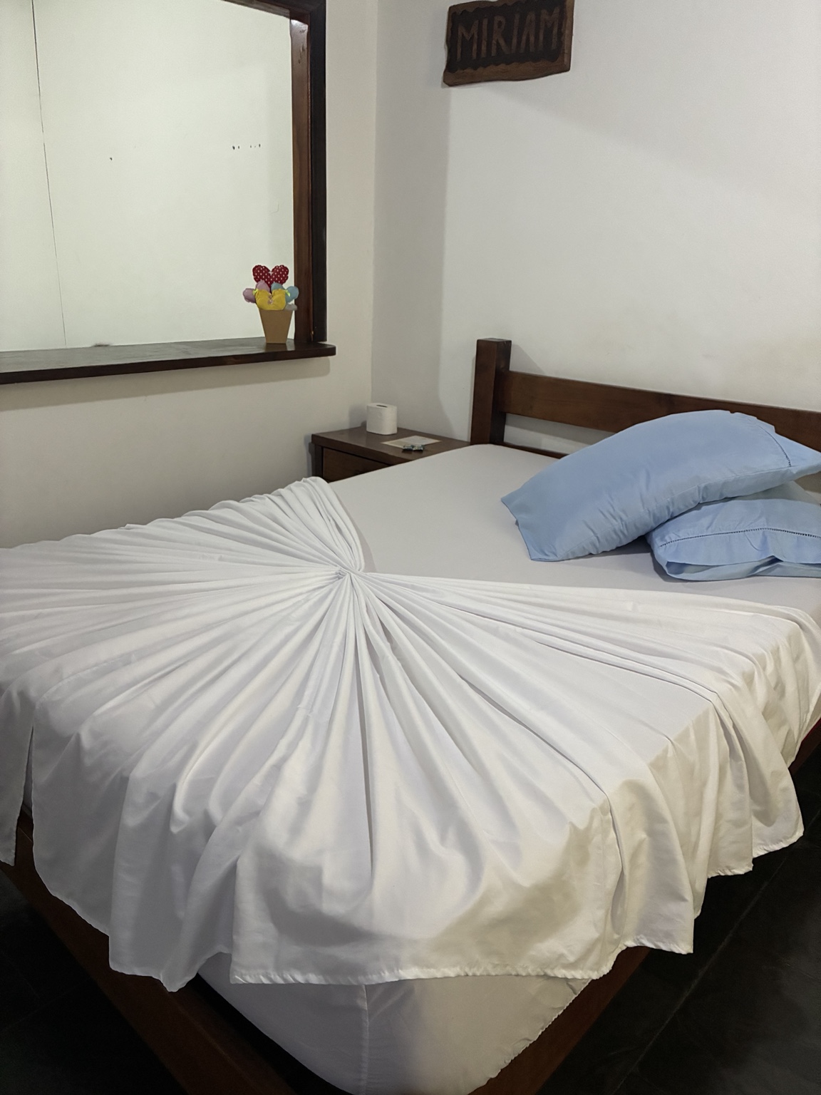 Quarto aconchegante da Pousada Bopiranga